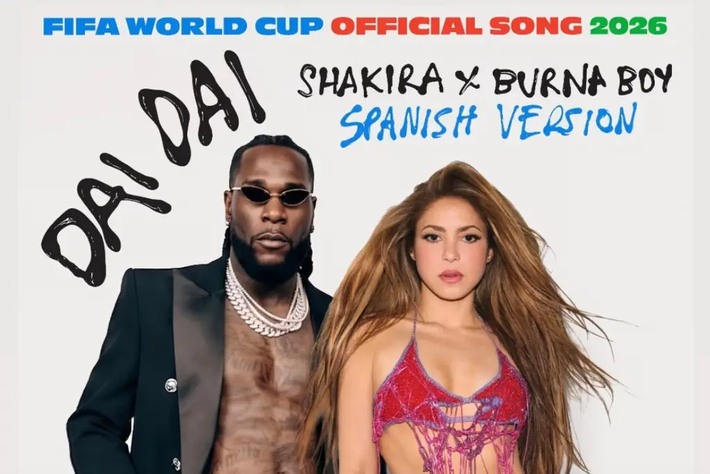 Imagen Shakira lanza la versión en español de 'Dai Dai', la canción oficial del Mundial FIFA 2026