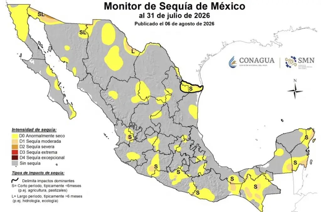 Imagen Sequía avanza en Veracruz: suben de 19 a 33 municipios secos