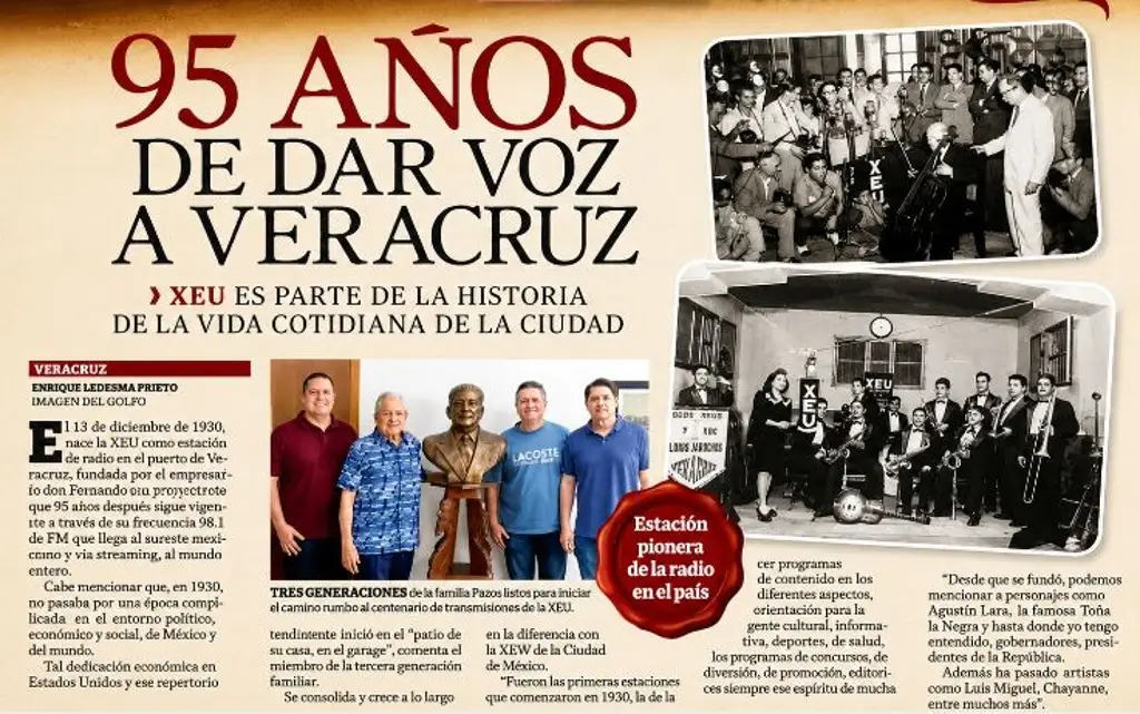 Imagen XEU destaca en exposición que cuenta la historia de Veracruz