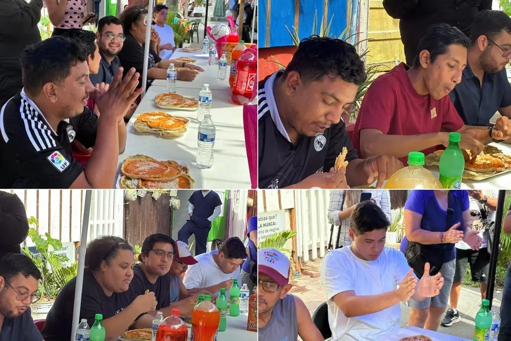 Imagen ¡Comelones de Veracruz! Compiten por comer el mayor número de picadas (FOTOS)