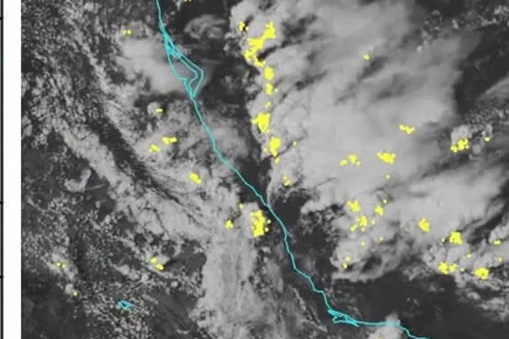 Imagen Se prevén lluvias y tormentas eléctricas en Veracruz