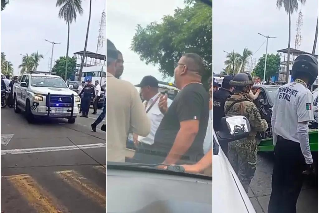 Imagen ¡Se calentaron los ánimos! Así terminaron asegurando otro Uber en Veracruz
