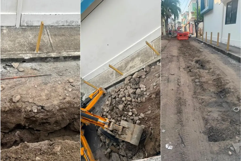 Imagen Arreglan el hundimiento, pero dejan el problema: vecinos piden a Grupo MAS terminar la obra