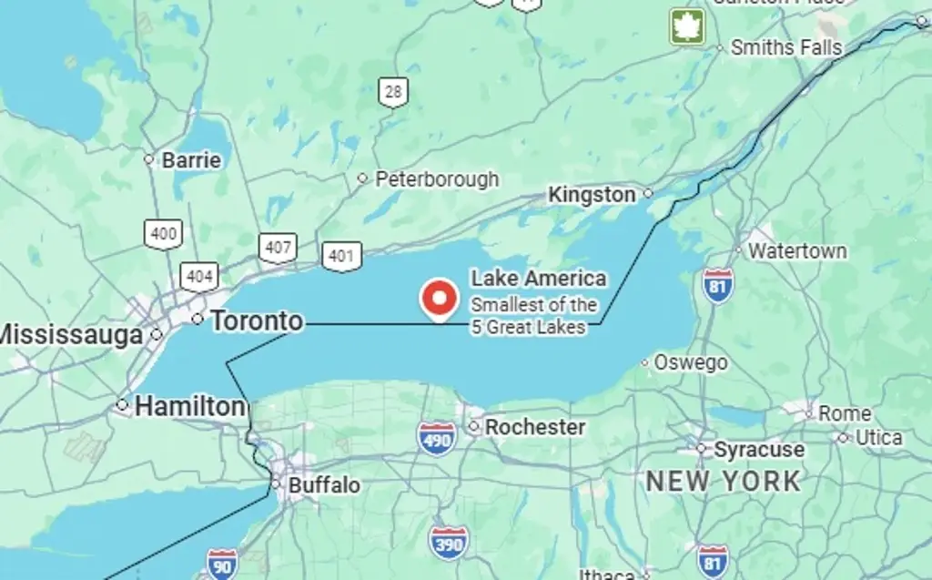 Imagen 'Lago América': cambia nombre del lago Ontario