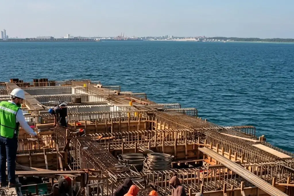 Imagen ¿Cómo va la construcción del muelle en zona norte del Puerto de Veracruz?