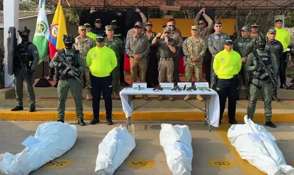 Imagen De La Espriella anuncia golpe contra el narcoterrorismo; exhibe cadáveres 