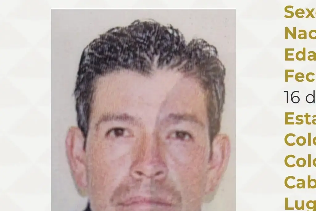 Imagen Buscan a hombre desaparecido en Huatusco, Veracruz; piden ayuda para localizarlo