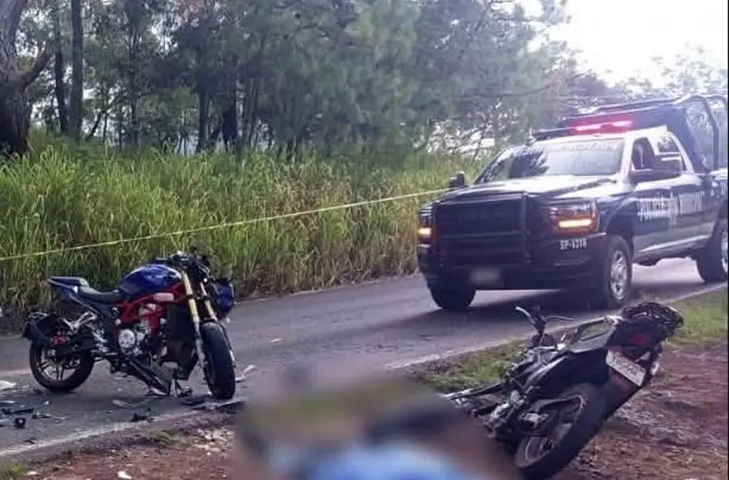 Imagen Fuerte choque de motos deja dos muertos en el centro del estado; así ocurrió