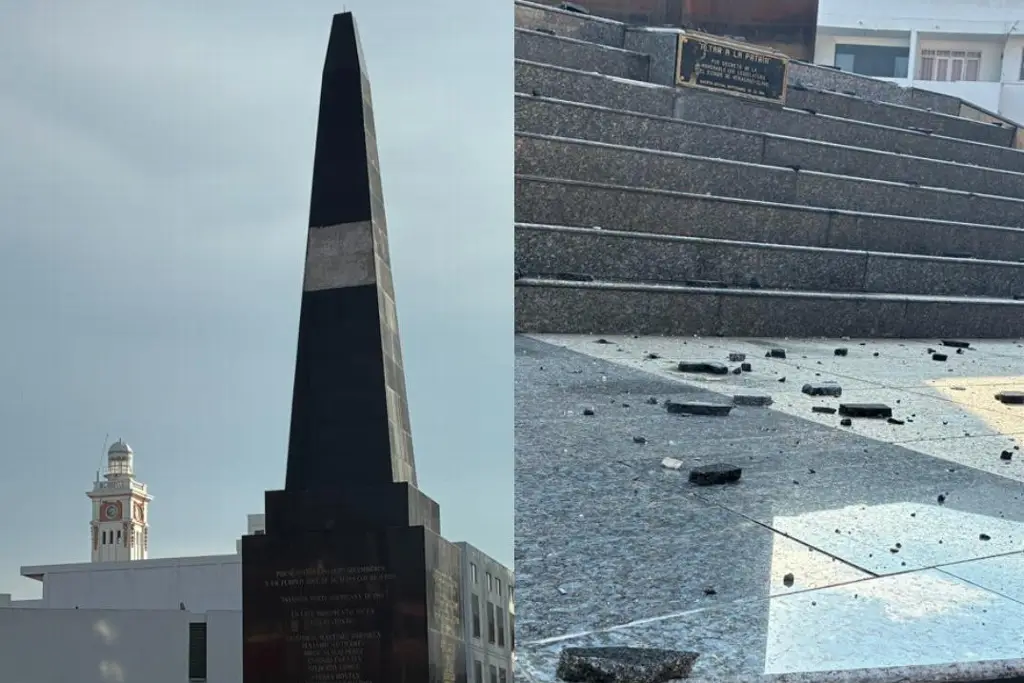 Imagen Histórico monumento de Veracruz resulta dañado; esto fue lo que pasó