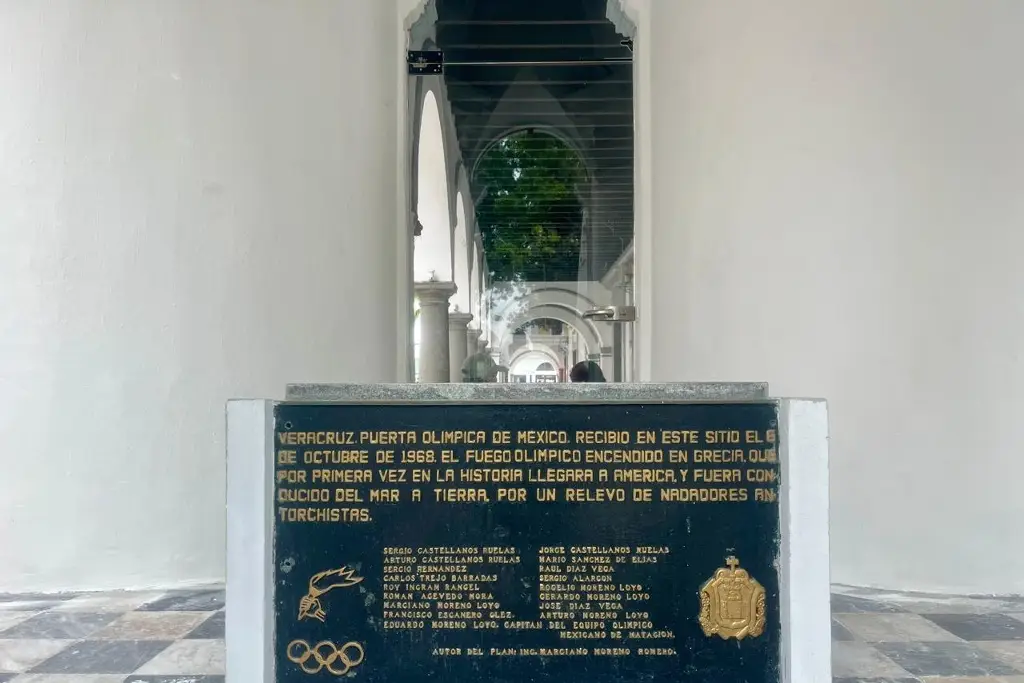 Imagen ¿Qué pasó con el pebetero olímpico México 68 que estaba en el Palacio Municipal de Veracruz?
