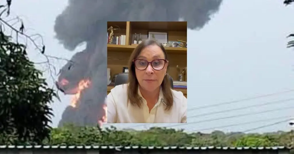 Imagen Esto dijo Rocío Nahle de la explosión ocurrida en Jáltipan
