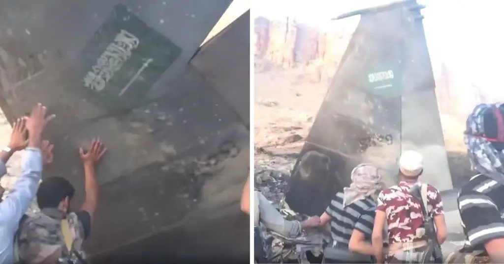Imagen Rebeldes hutíes de Yemen derribaron un caza F-15 de Arabia Saudí (VIDEO)
