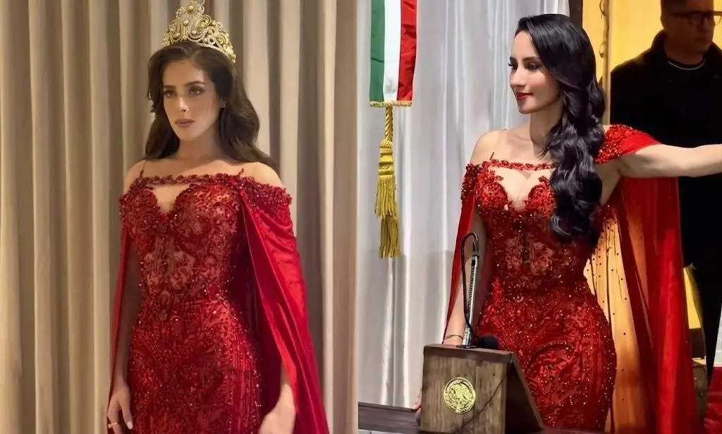 Imagen Crece polémica por vestido de Miss Universo que usó alcaldesa para el Grito 