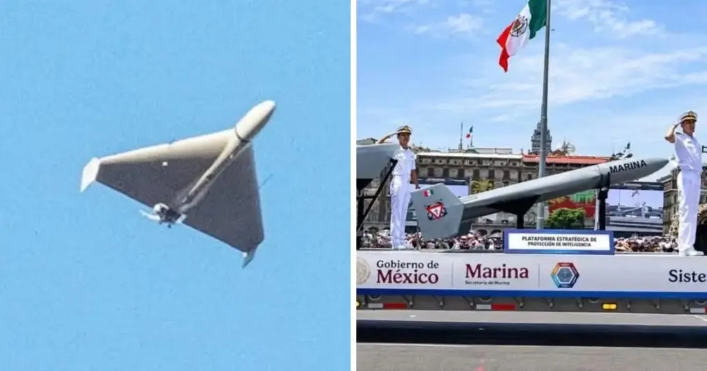 Imagen ¿México presentó un clon del dron iraní Shahed durante el desfile militar? Esto se sabe