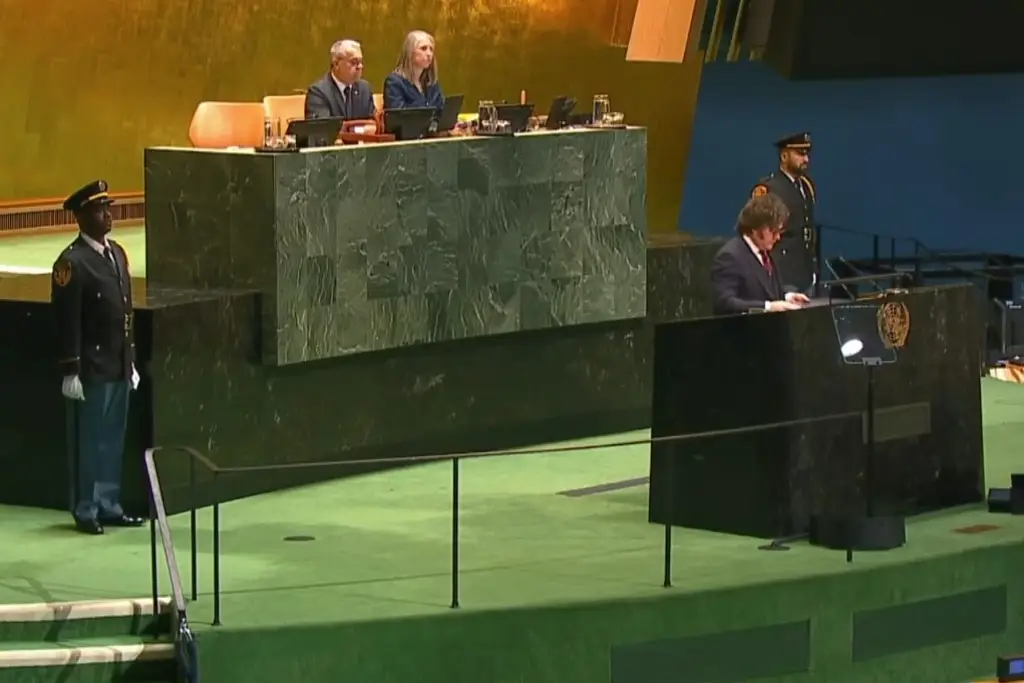 Imagen Milei arremete contra la ONU: 'Se convirtió en una organización inútil'