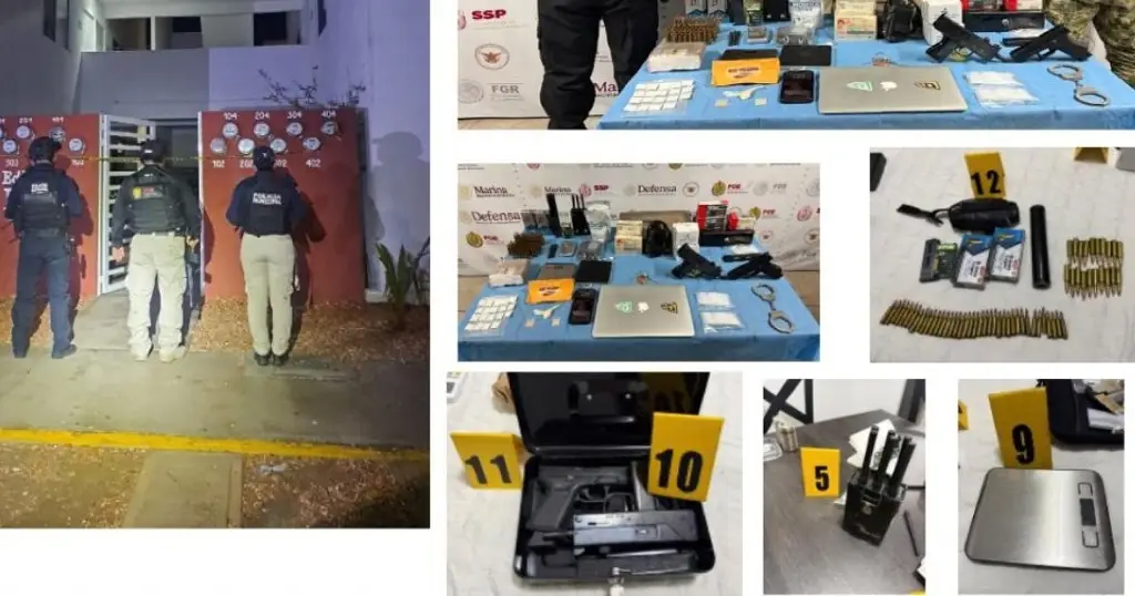Imagen Encuentran armas e inhibidores de señal tras cateo en Coatzacoalcos; esto se sabe