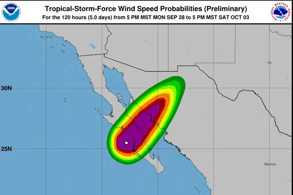 Imagen ¿A qué hora impactará huracán 'Polo' en Baja California Sur?