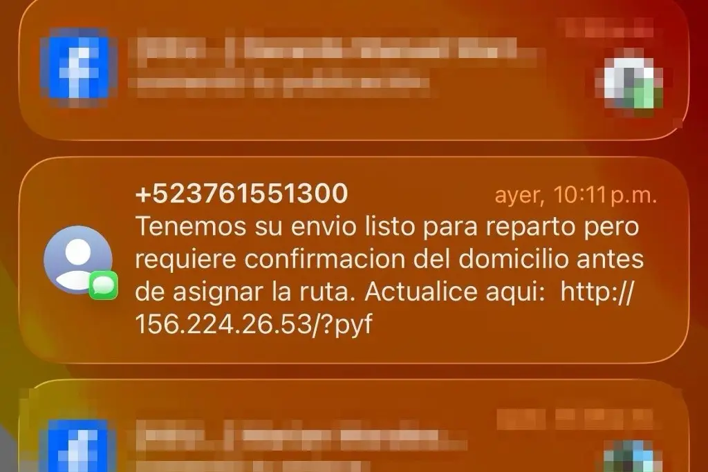 Imagen Tenemos un envío listo: así es la nueva estafa que circula en Veracruz