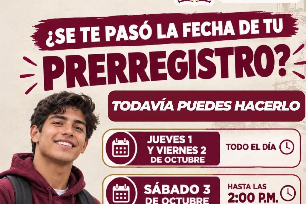 Imagen Amplían plazo para prerregistro de beca para universitarios en Veracruz; esta es la nueva fecha límite