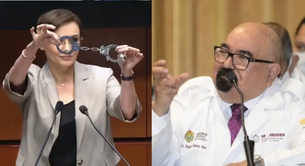 Imagen Lilly Téllez, con esposas, exige castigo para Ramos Alor en Veracruz (+Video)