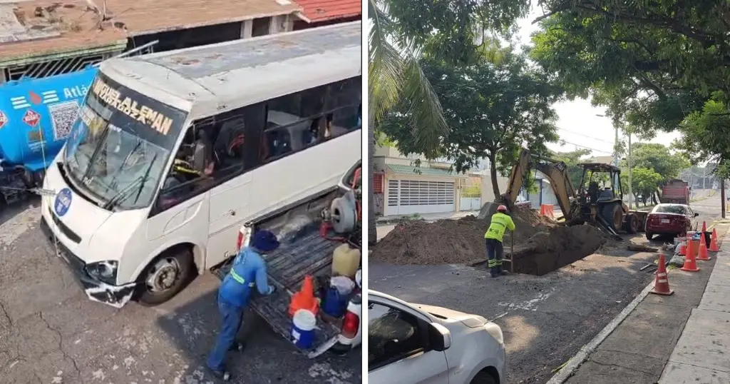 Imagen Por obras, se desvían camiones Miguel Alemán en el Hípico; checa por dónde están pasando