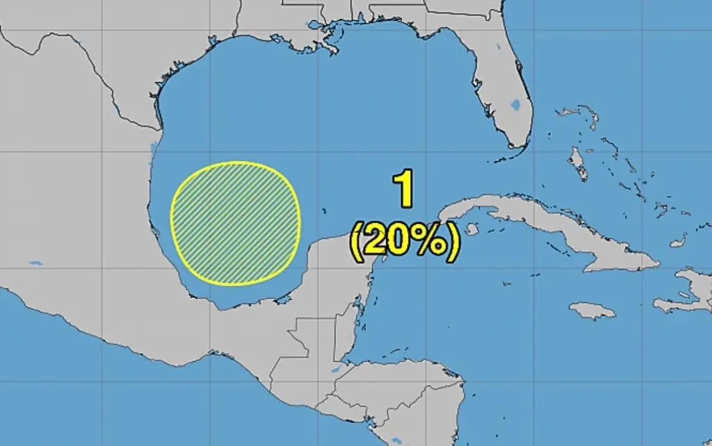 Imagen Alertan de baja presión frente a Veracruz