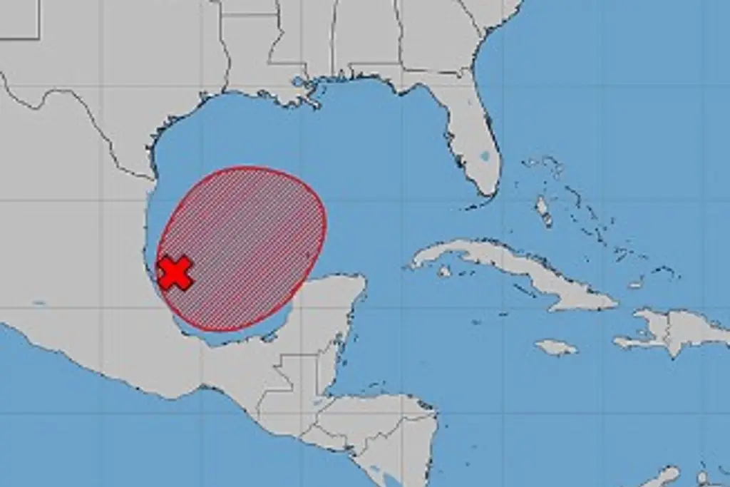 Imagen Elevan a 70% de probabilidad de que este sistema se vuelva ciclón ¿Frente a Veracruz?