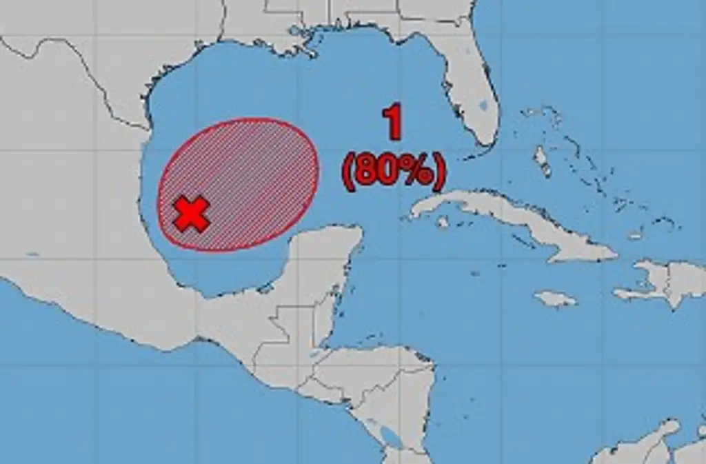 Imagen AL92 aumenta 80% la probabilidad de ser depresión tropical ¿Afecta a Veracruz?