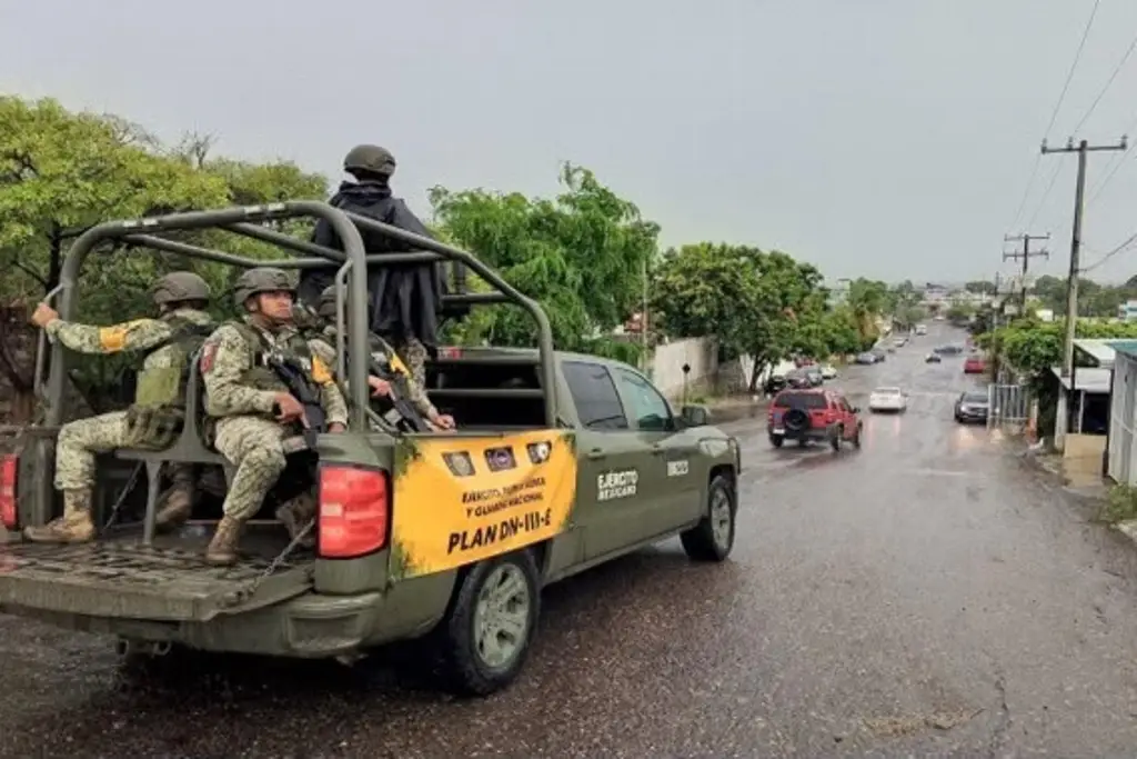 Imagen Despliegan Plan DN-III-E en el norte de Veracruz por lluvias
