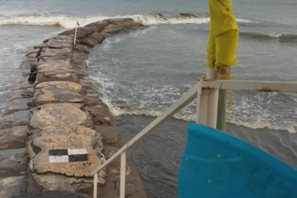 Imagen ¿Representa peligro la marejada de fondo en Boca del Río? Esto advierte Protección Civil