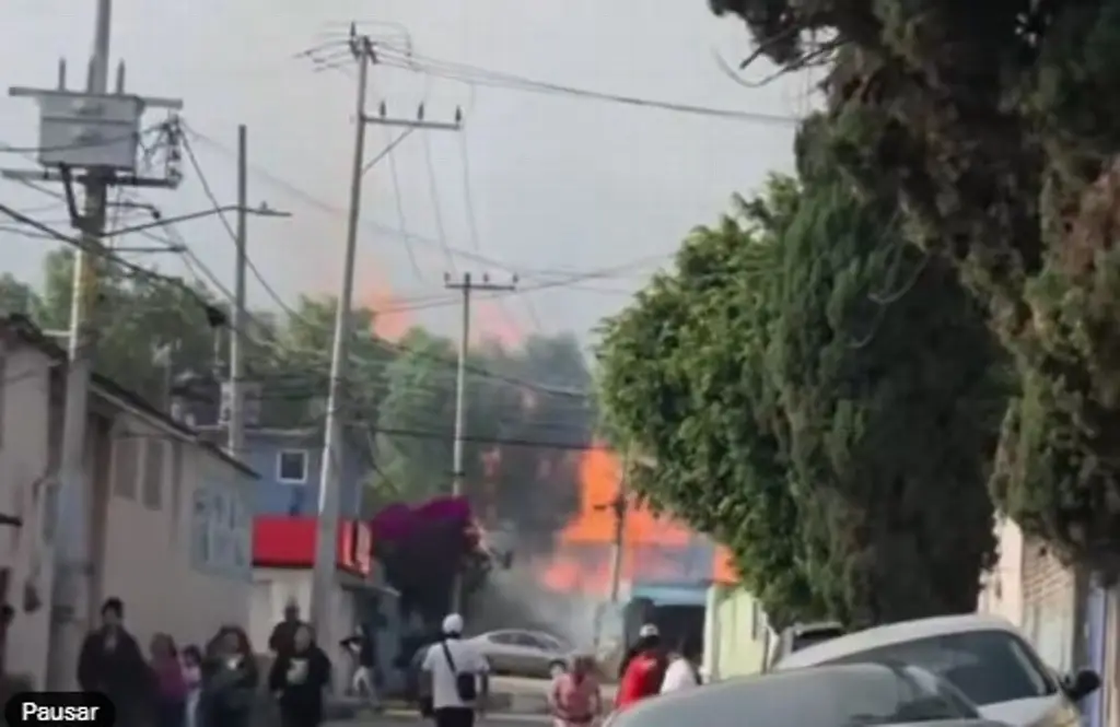 Imagen Reportan fuerte explosión en gasera de Coacalco este martes (+Video)
