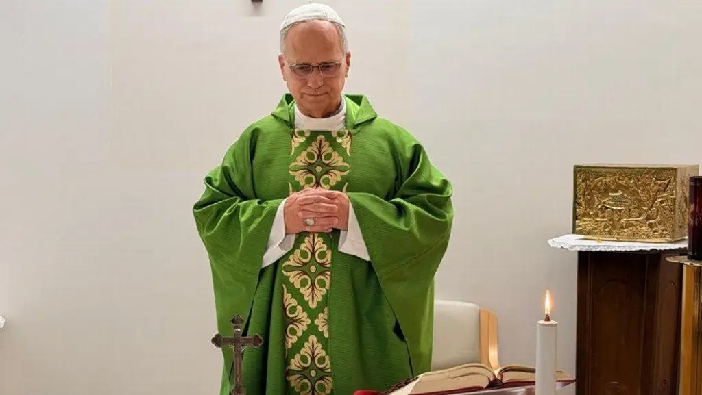 Imagen Papa León XIV celebra misa en hospital de Roma y agradece esto
