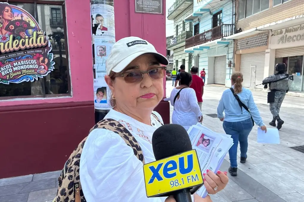 Imagen Veracruz: mujer busca a su hijo, nuera y nieta de un año, todos desaparecidos