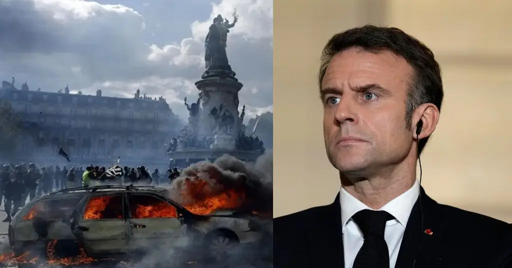 Imagen Macron dará un mensaje nacional tras aumento de protestas en varias ciudades de Francia