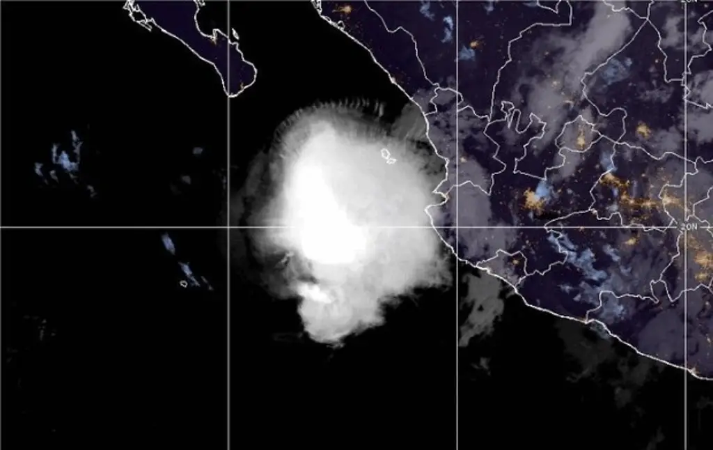 Imagen Huracán Trudy se debilita a tormenta tropical. Esta es su ubicación