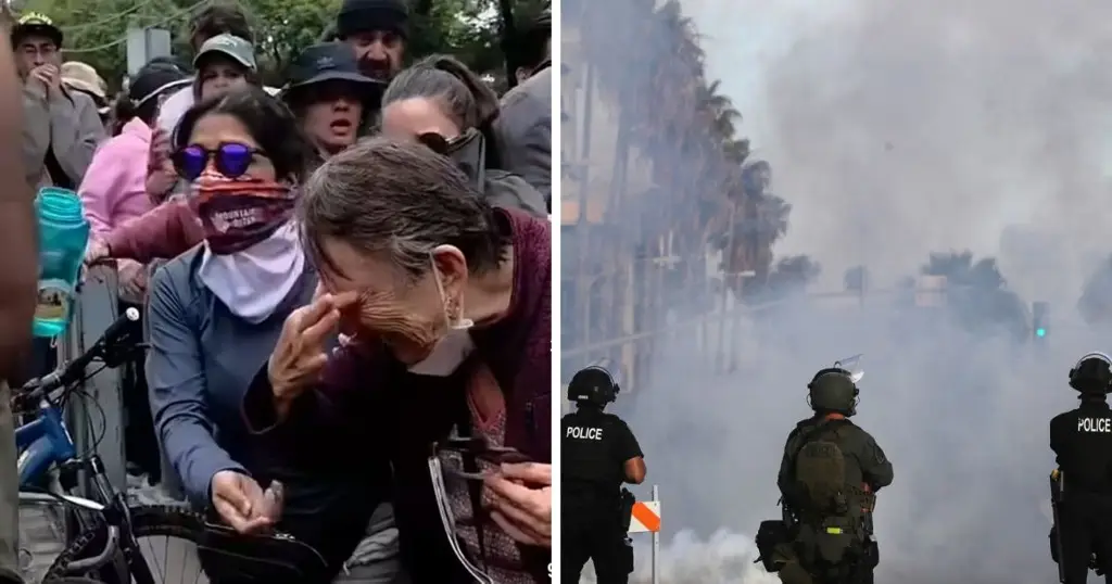 Imagen ¿Qué tan peligroso es el gas lacrimógeno usado contra manifestantes, de Guadalajara hasta Francia?
