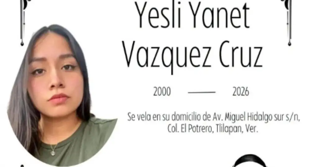 Imagen Despiden a Yesli Yanet, joven originaria de Tlilapan, Veracruz y asesinada en EU