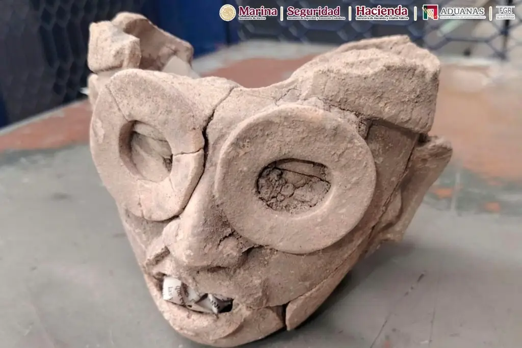 Imagen Aseguran monumentos arqueológicos de Veracruz en Aeropuerto de CDMX
