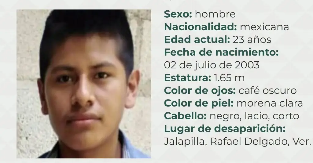 Imagen Buscan a Misael Sánchez, desaparecido en Veracruz