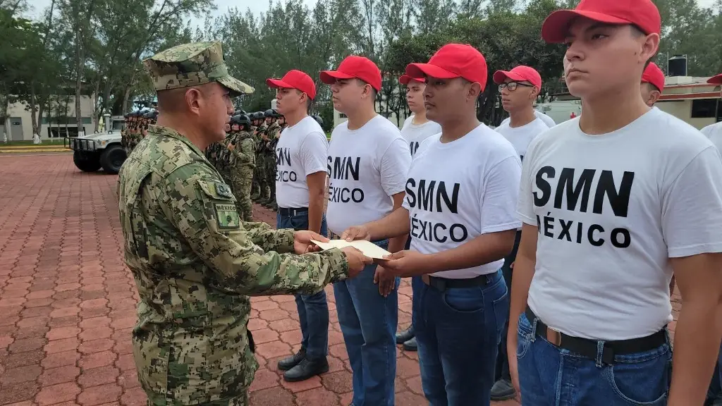 Imagen Concluyen el Servicio Militar Nacional en la Primera Región Naval de Veracruz