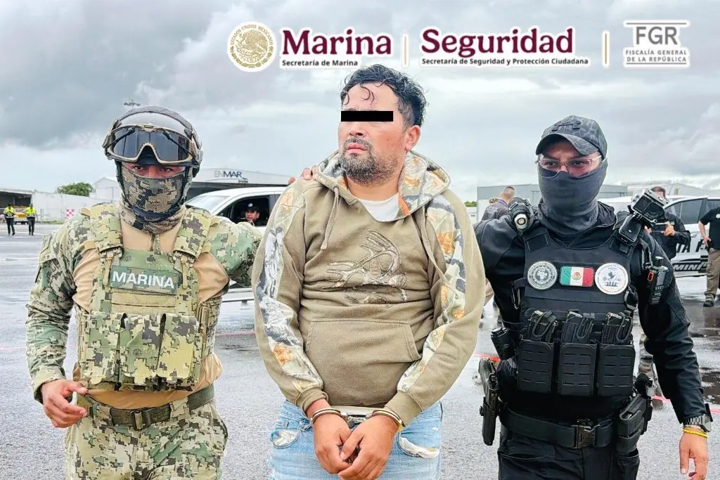 Imagen Detienen a presunto jefe criminal que operaba en Boca del Río y San Andrés Tuxtla; esto le aseguraron