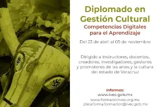 Imagen Invita IVEC a participar en la cuarta edición del Diplomado en Gestión Cultural 