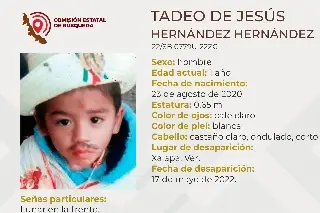 Desaparece bebé en Xalapa, Veracruz 
