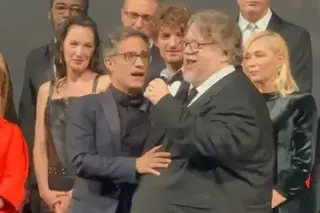 Imagen Gael García y Guillermo del Toro se echan 'palomazo' en Festival de Cannes (+Video)