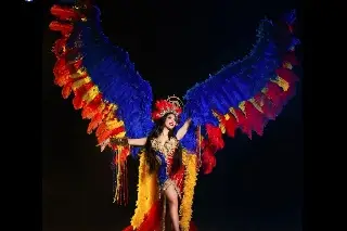 Imagen La diseñadora Flor Campos revela el significado del vestido de la reina del Carnaval de Veracruz Yeri MUA