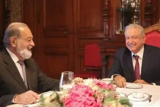 Imagen AMLO se reúne con Carlos Slim previo a gira en EU 
