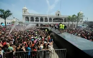 Imagen Ante quinta ola, exhortan usar cubrebocas en Fiestas de Santa Ana de Boca del Río