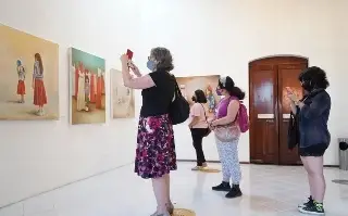 Imagen Inauguran exposición de Marisela Peguero en la Galería de Arte