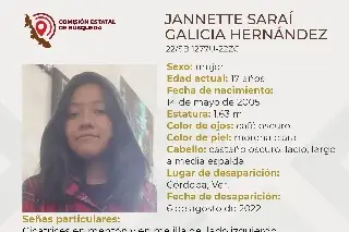 Imagen Desaparece menor de edad en Córdoba, Veracruz 