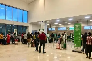 Imagen Demora de vuelos en el aeropuerto de Veracruz